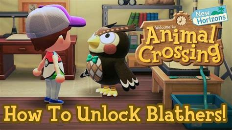 how to get blathers in animal crossing